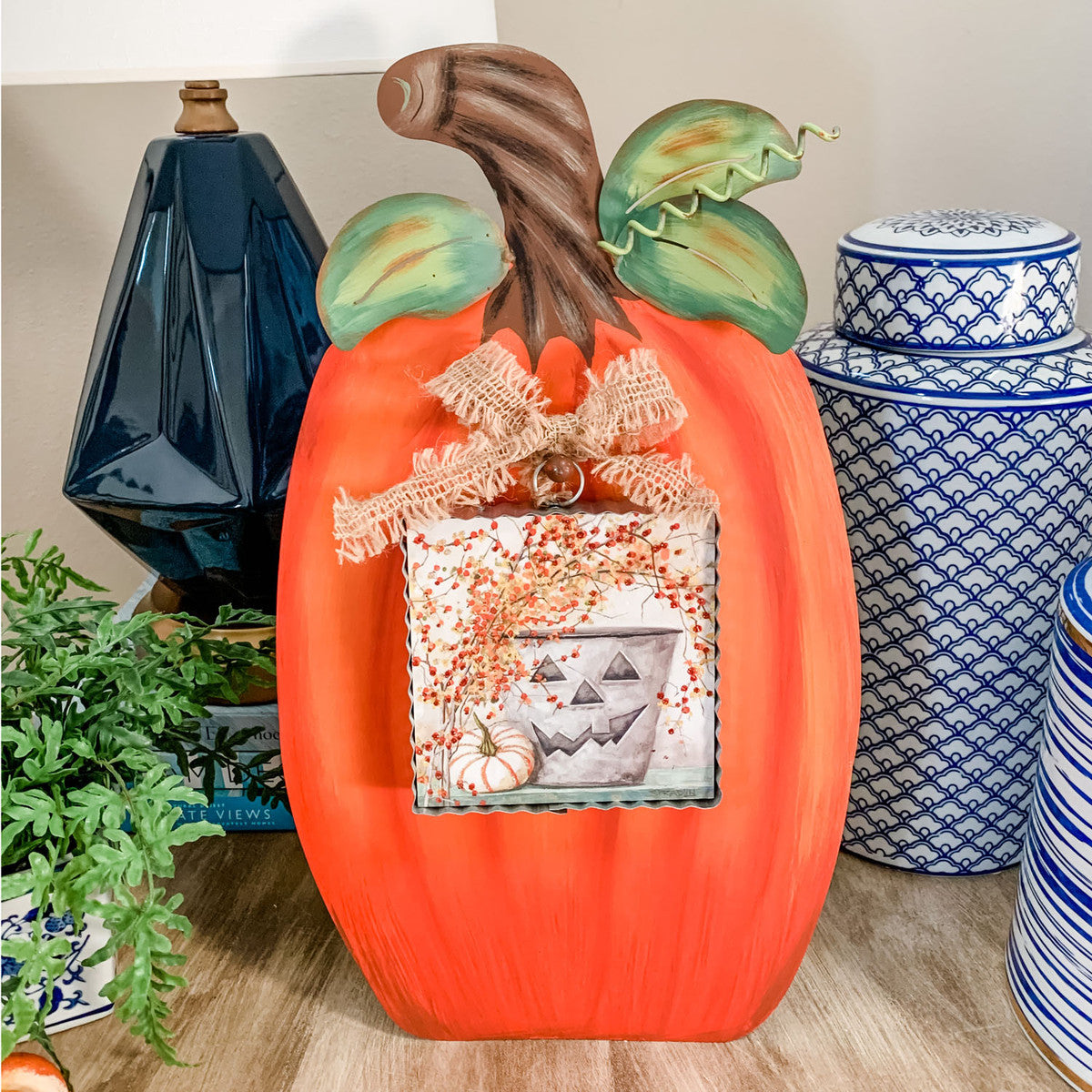 NEW! Orange Pumpkin Display for Mini Prints