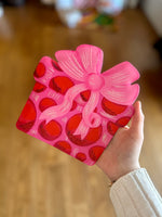 Load image into Gallery viewer, Red &amp; Pink Packages Metal Outdoor/Indoor Stake Christmas Set of 3
