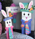 Load image into Gallery viewer, Party Egg Hunt Metal Stake Sign
