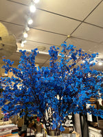 Load image into Gallery viewer, Blue Floral Blossom Artificial Stem
