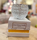 Load image into Gallery viewer, Sweet Winter Vanilla 9oz. Silver Soy Candle
