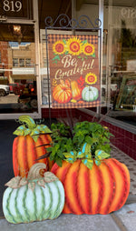 Load image into Gallery viewer, Fall Be Grateful Pumpkin Flag Outdoor
