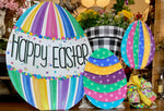 Load image into Gallery viewer, Spring/Easter Collection:  Happy Easter Egg Metal Stake with Easel
