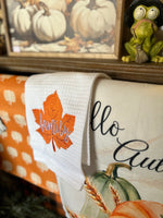 Load image into Gallery viewer, New Fall Leaf Towel Family
