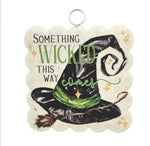 Load image into Gallery viewer, Something Wicked This Way Comes Mini Print with Scalloped Edge
