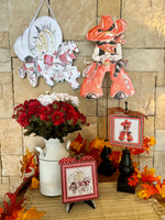 Load image into Gallery viewer, Cowboy Metal Stake Pistol Pete or Door Hanger
