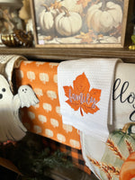 Load image into Gallery viewer, New Fall Leaf Towel Family
