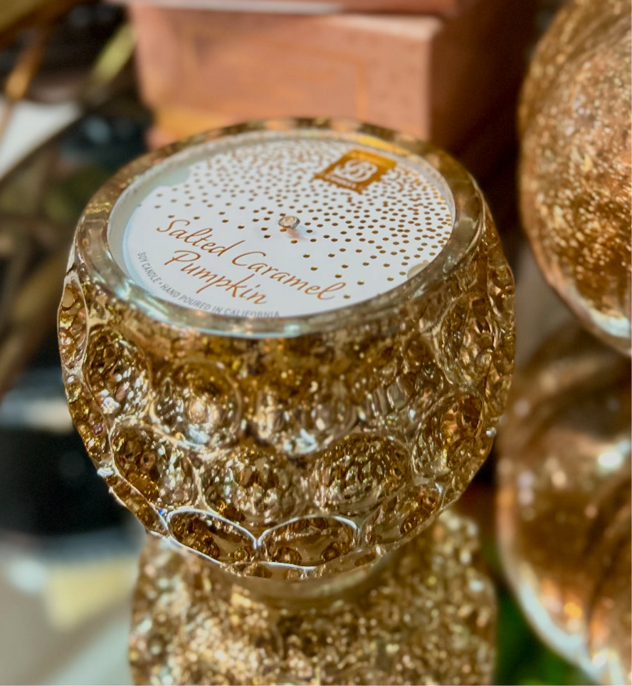 New Scent! Salted Caramel Pumpkin 9oz Soy Candle