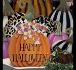 Load image into Gallery viewer, Happy Halloween Pumpkin with Easel &amp; Stake
