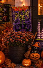 Load image into Gallery viewer, Witch Boots Boo Halloween Flag Small Outdoor

