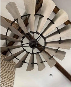 Oiled Bronze Windmill Indoor Ceiling Fan