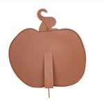 Load image into Gallery viewer, Large 33” Velvet Orange Pumpkin with Easel and Stake
