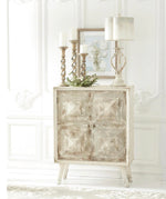 Load image into Gallery viewer, 32.5" Grey &amp; Cream Metal Lamp with Scalloped Metal Shade
