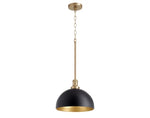 Load image into Gallery viewer, Pendant Black and Gold 1-lite
