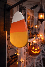 Load image into Gallery viewer, Candy Corn Arrow Replacement Double Sided Halloween
