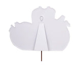 Load image into Gallery viewer, Cowboy Boots and Pumpkins Metal Stake with Attached Easel
