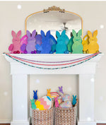 Load image into Gallery viewer, Set of 6 Medium Pastel Eggs Metal Stakes
