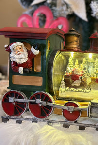 LED Train: Santa Driving the Train with Scene LED