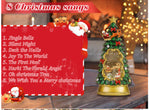 Load image into Gallery viewer, Musical 🎵Christmas Tree Snow Globe with Santa Flying and Reindeer
