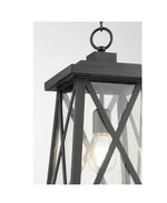 Load image into Gallery viewer, Quorum Artesno 726-16-69 1 Light Black Outdoor 16” Pendant
