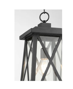 Quorum Artesno 726-16-69 1 Light Black Outdoor 16” Pendant