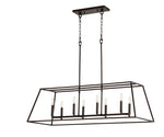 Load image into Gallery viewer, Gabriel Oiled Bronze 8-Light Pendant
