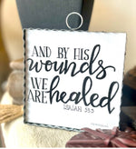 Load image into Gallery viewer, And By His Wounds We Are Healed Mini Print
