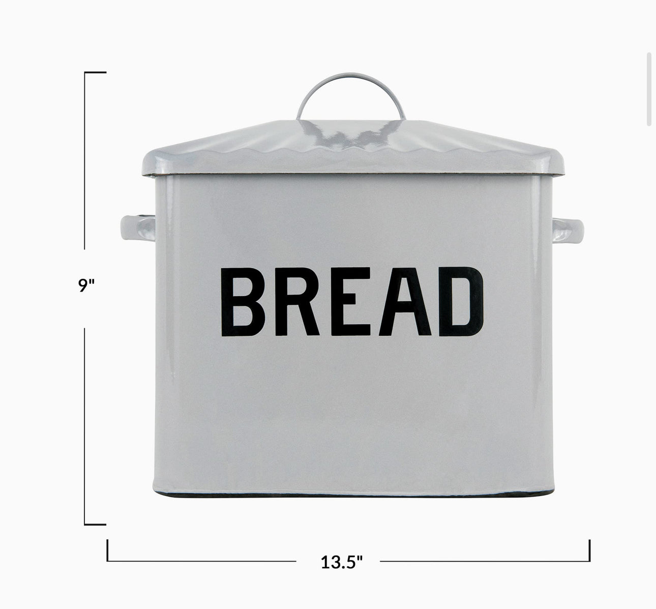 Enameled Bread Box