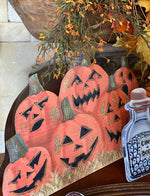 Load image into Gallery viewer, Jack-o-Lanterns Metal Stake with Easel
