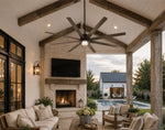 Load image into Gallery viewer, Modern Farmhouse 72” DAMP Rated Ceiling Fan

