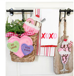 Load image into Gallery viewer, Valentines Day: Heart Mini Charm Pink, Lavender, Green Be Mine
