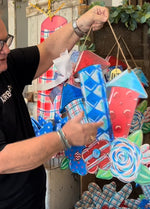 Load image into Gallery viewer, Americana: Firecracker Door Hanger
