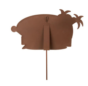 Poolside Paradise Metal Stake with Attached Easel