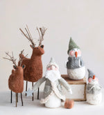 Load image into Gallery viewer, Wool Felt Father of Time Santa Embroidered
