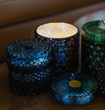 Load image into Gallery viewer, Christmas Blue Spruce 15oz. Soy Candle and Snow Covered Cedar 15oz
