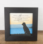 Load image into Gallery viewer, God Gave Us Dogs Dark Wood Framed Shimmering Picture (Copy)
