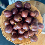 Load image into Gallery viewer, Harvest Burgundy Pomegranates Speckled Stem Set of 12
