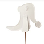 Load image into Gallery viewer, Cowboy Boot with Santa Hat Christmas Metal Stake
