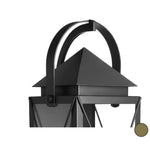 Load image into Gallery viewer, Quorum MYSTIC 25" 3 Light Lantern - Matte Black Wall Mount
