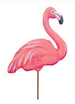 Load image into Gallery viewer, Outdoor Fancy Pink Flamingo Metal Stake
