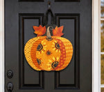 Load image into Gallery viewer, Primitive Fall Pumpkin Door Hanger
