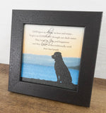 Load image into Gallery viewer, God Gave Us Dogs Dark Wood Framed Shimmering Picture (Copy)
