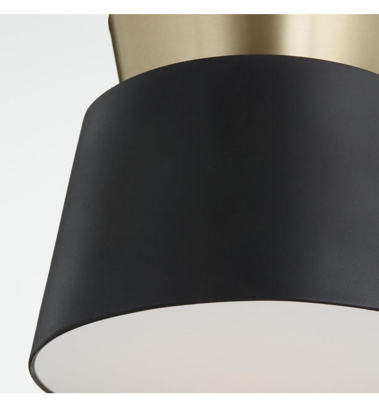 Pendant Contemporary Black and Gold 1-lite