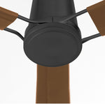 Load image into Gallery viewer, Cyan Zephyr 60” Leather Wrapped Blades Ceiling Fan Indoor
