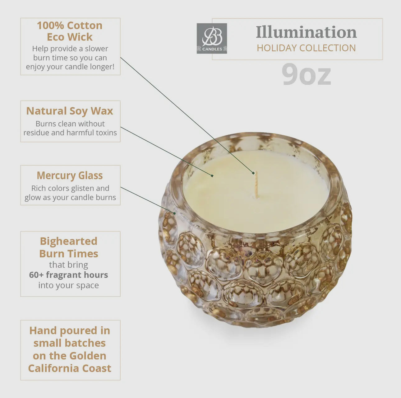 Salted Caramel Pumpkin 9oz. Soy Candle