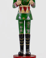 Load image into Gallery viewer, Christmas Red and Green Nutcracker with Drum
