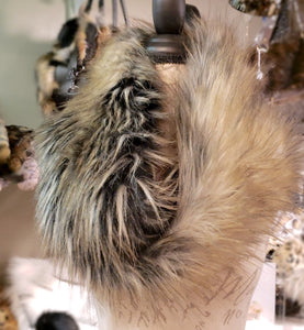 Noble Wolf Faux Fur Eternal Scarf Donna Salyers