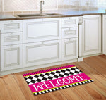 Load image into Gallery viewer, Bright Pink Harlequin Welcome Door Mat Outdoor
