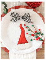 Load image into Gallery viewer, Santa Hat Metal Red &amp; White Ornament
