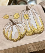 Load image into Gallery viewer, Gold Sequin Pumpkin Table Runner
